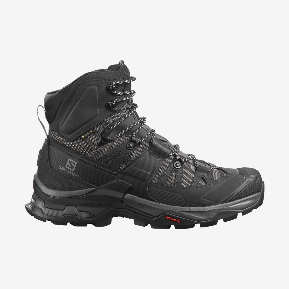 Salomon QUEST 4 GORE-TEX Botas De Montaña Hombre - Negras - Colombia (32184-GAZN)